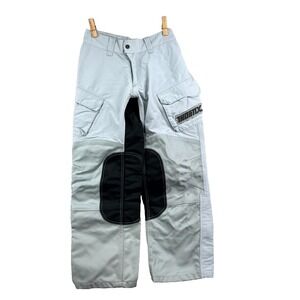 Vintage Thor Mx Thor Ride Pants Mens 28 Gray Padded Biker Motocross Sportswear